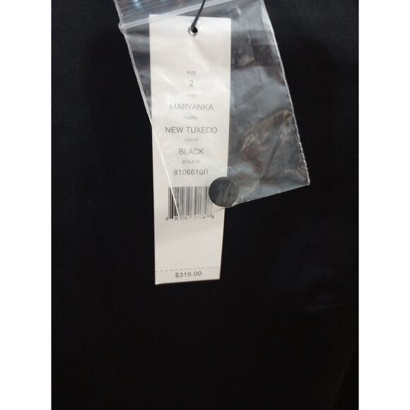 THEORY Maryanka Dress Sz 2 NWT BLACK Cap Sleeve Shift Little black DRESS $315 - Picture 5 of 9